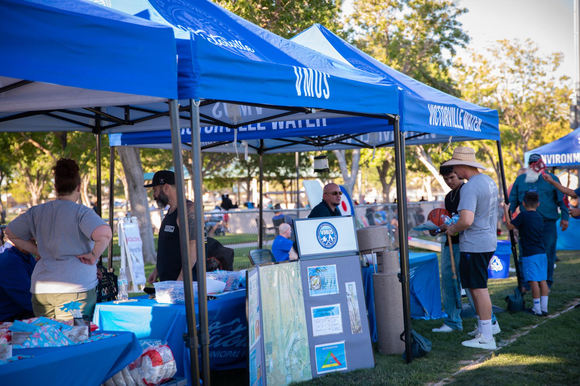 City Booth at Concerts at the Park