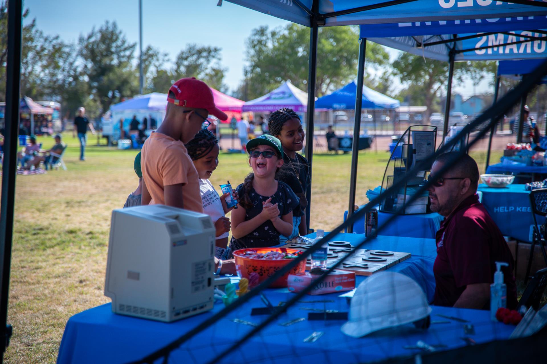 Community enjoying Concerts at the Park