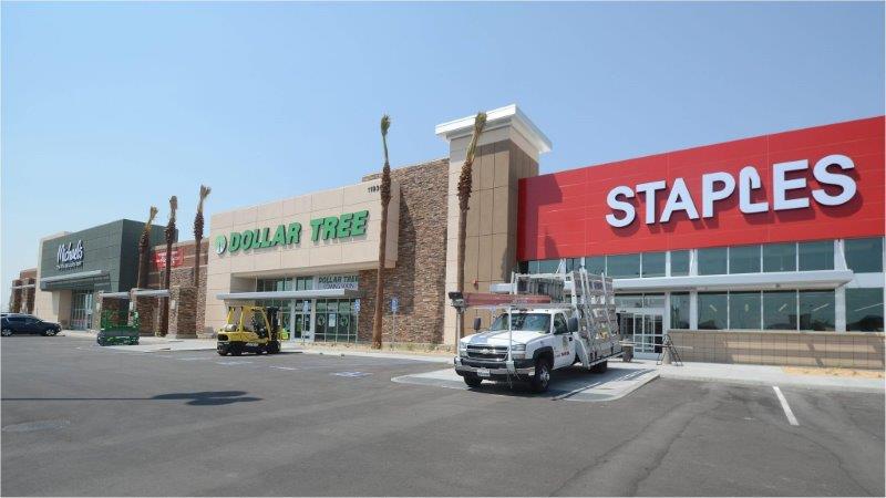 Michaels, Staples and Dollar Tree