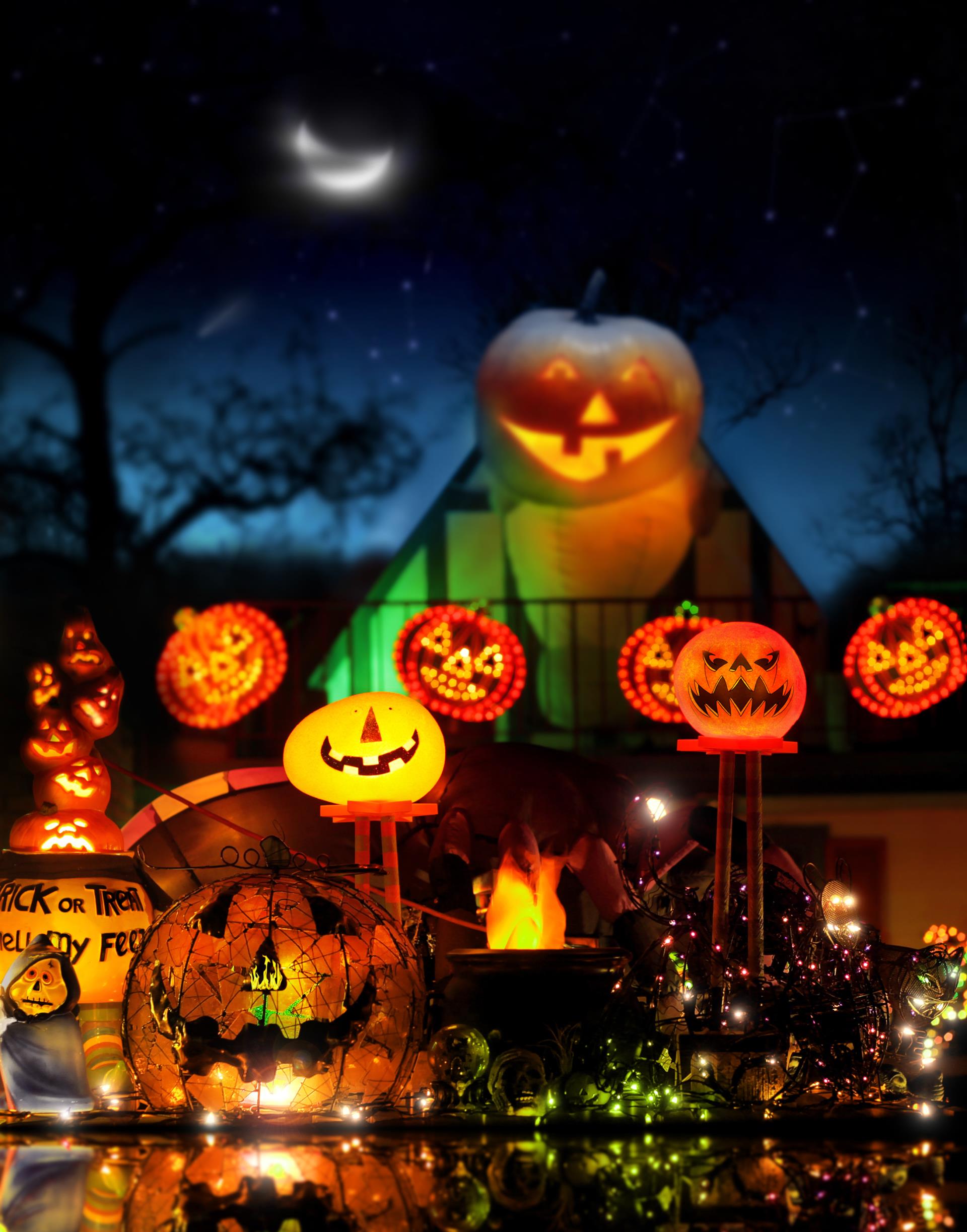 Light up Halloween Decorations