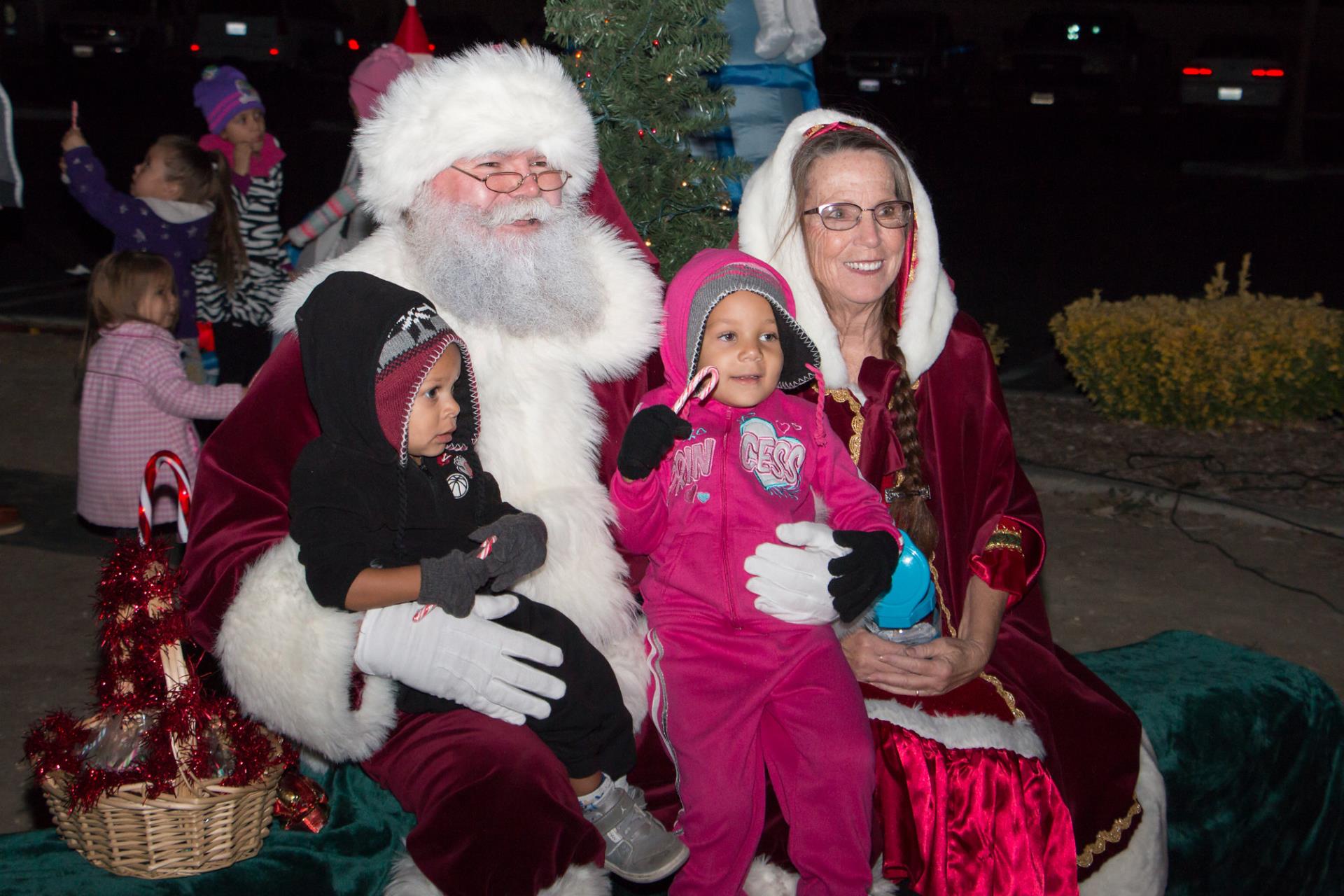 Children with Santa