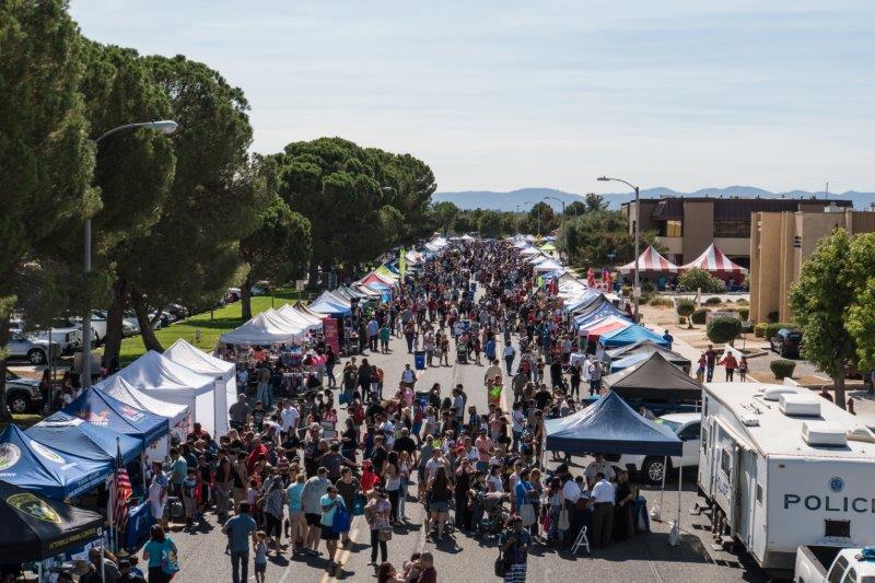 Large crowd at Fall Festival