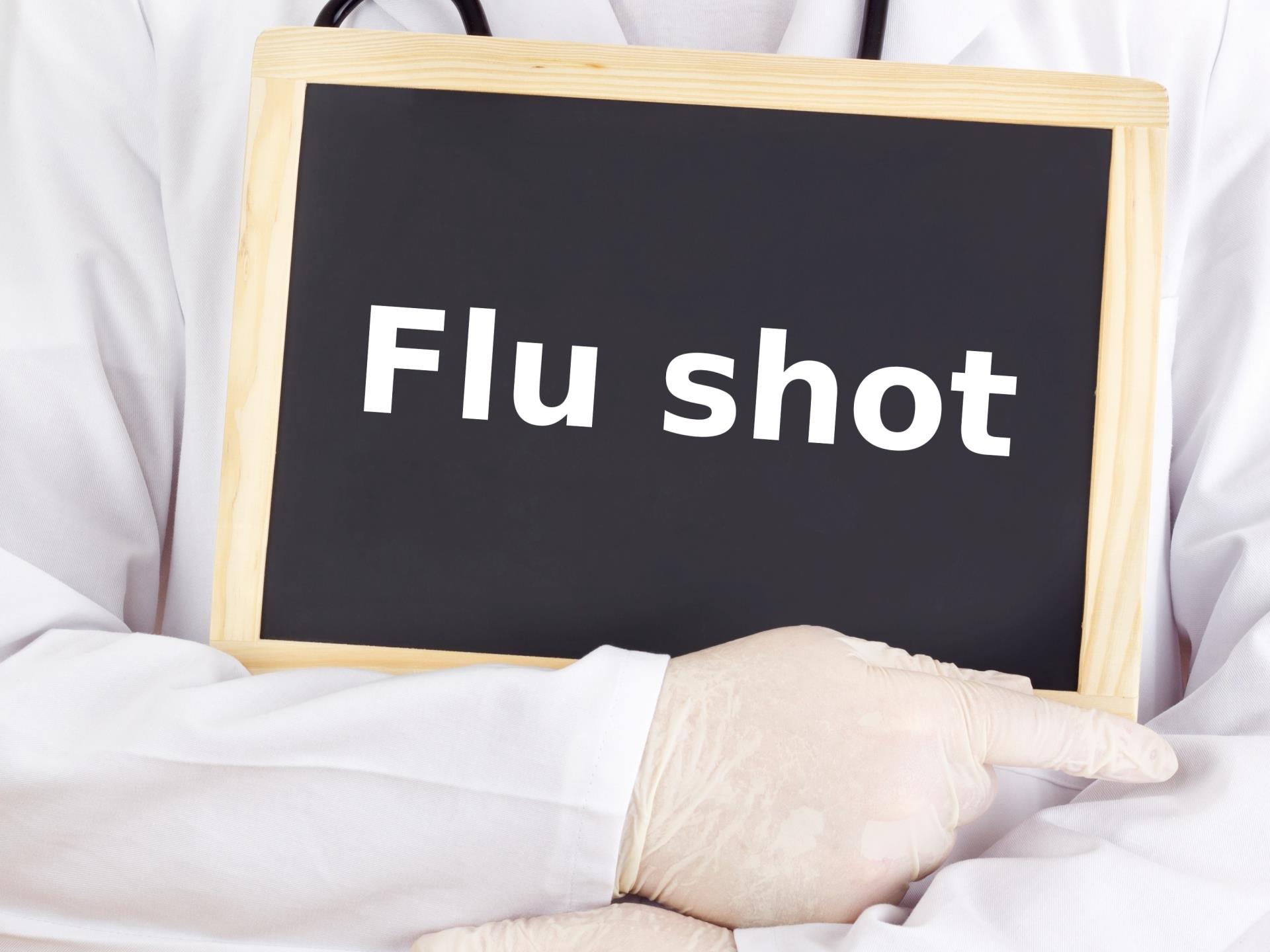 Flu Shot Sign