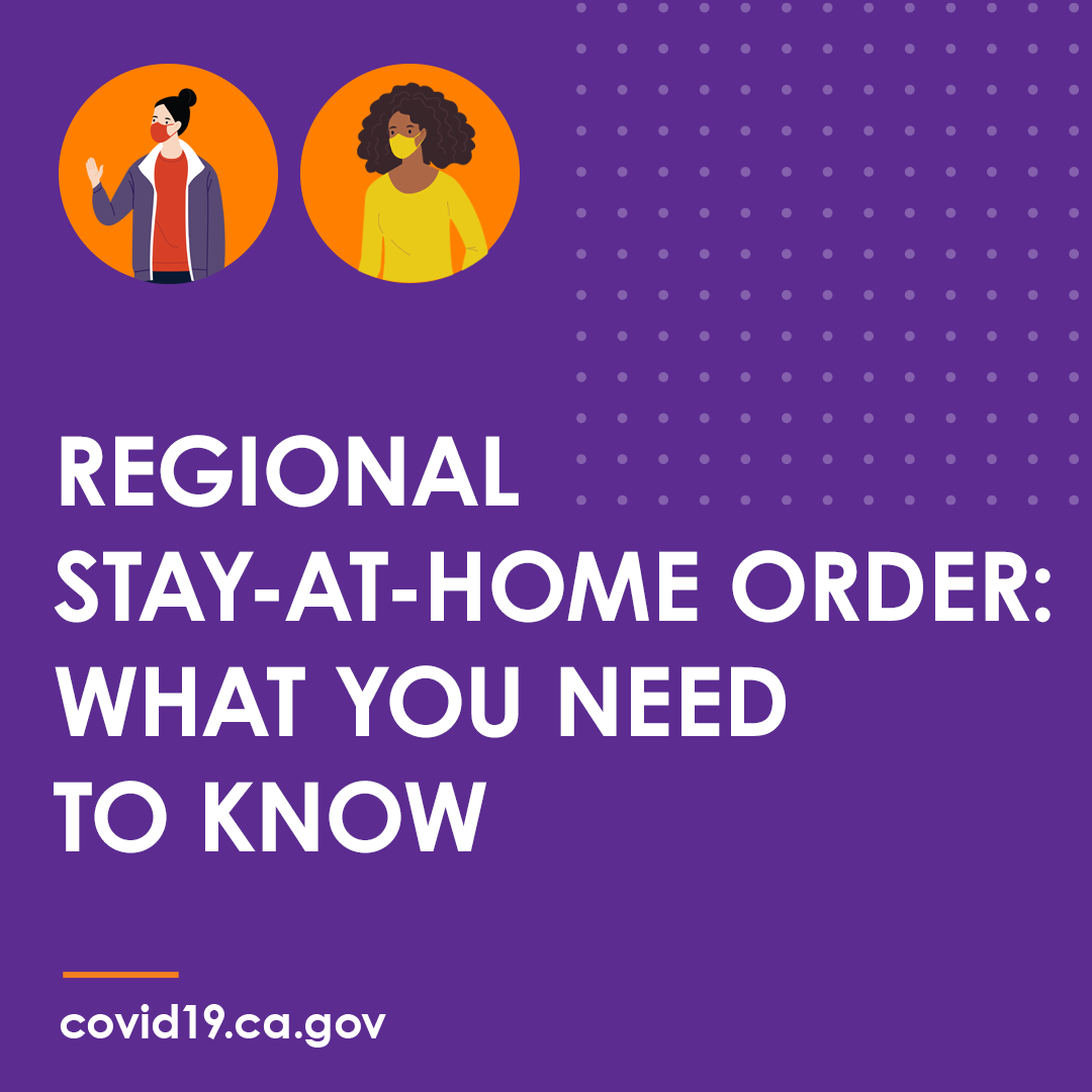 State of California Regional Stay At Home Order