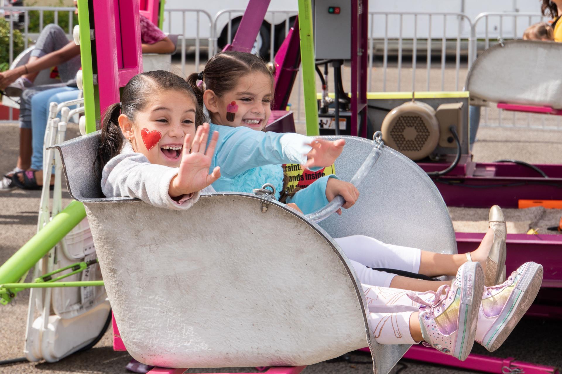 Children on ride at Fall Festival